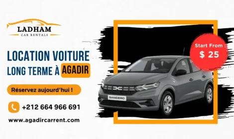 Location voiture long terme à Agadir avec STE LADHAM CAR RENTALS