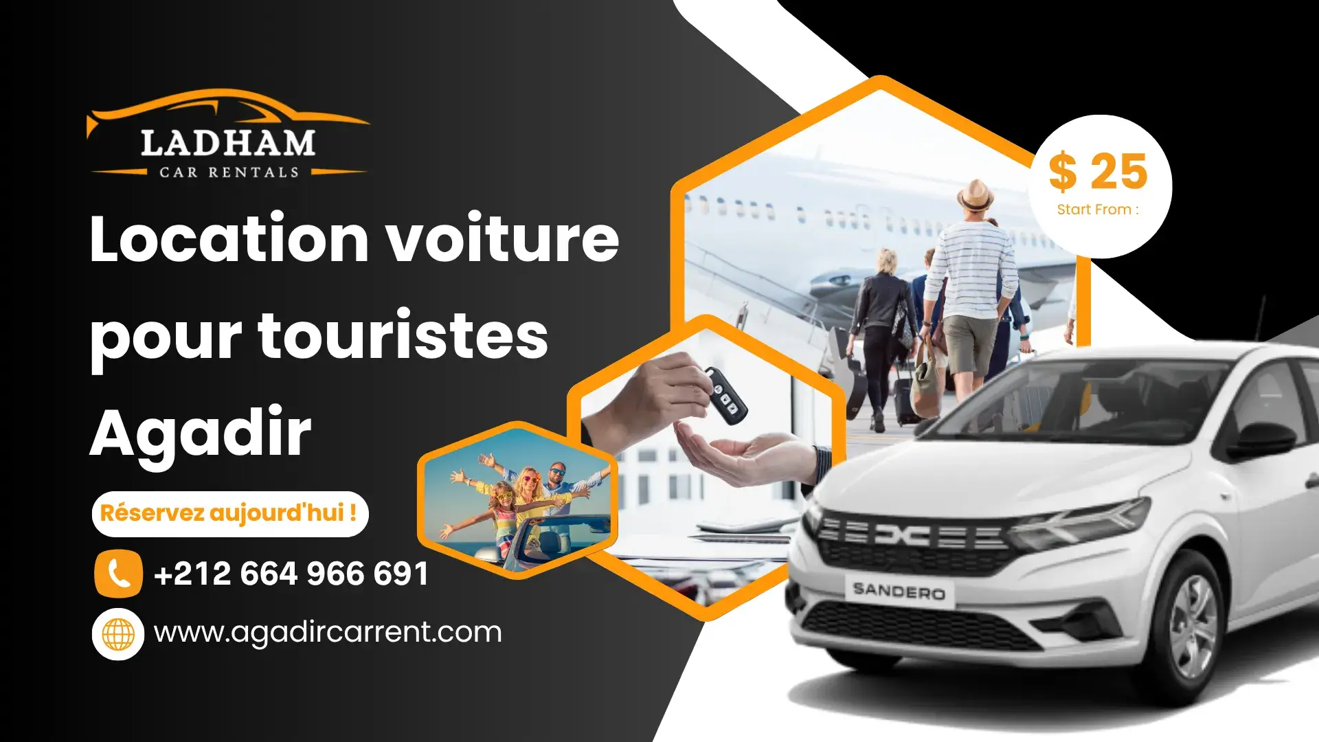Location voiture pour touristes à Agadir